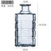 Vintage Relief Pattern Vase Madrid Size Transparent Glass Bottle European Creative Fine Mouth Palace Vase Wholesale Home Decor