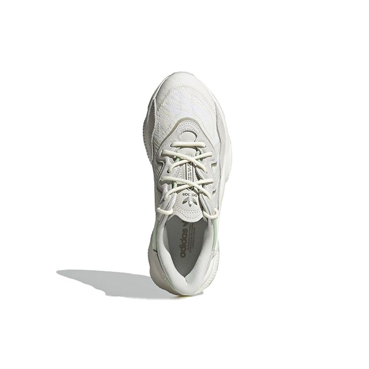 adidas Ozweego Chalk белые женские кроссовки салатово-зеленые GW9749