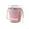 Ice Container with Lid Portable Insulated Sturdy for Countertop