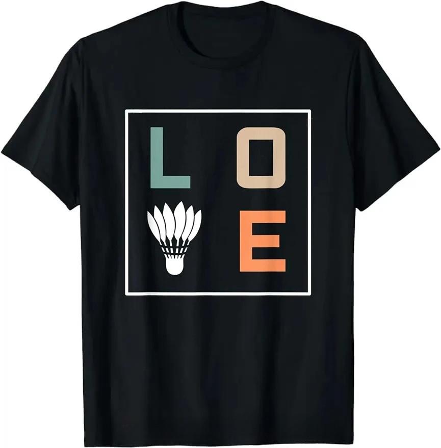 Fun and Stylish Fitness Tshirts for Badminton Enthusiasts Team Players Coaches and WomenSummer Streetwear Graphic T Shirts