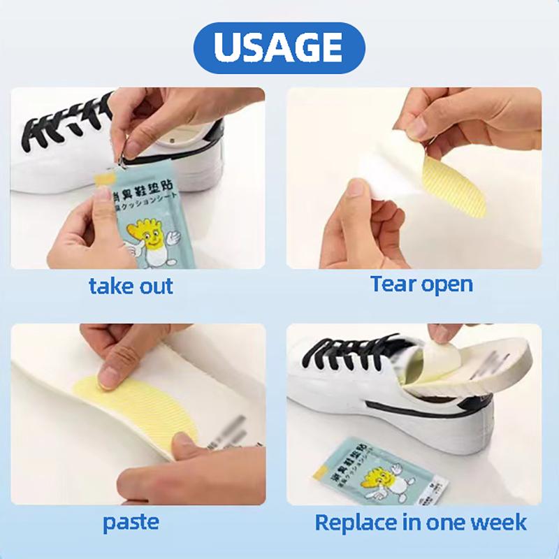 Deodorizing Insole Stick Deodorizing Lemon Stick Lasting Fragrance Antibacterial Stick Sneakers Deodorant Insole