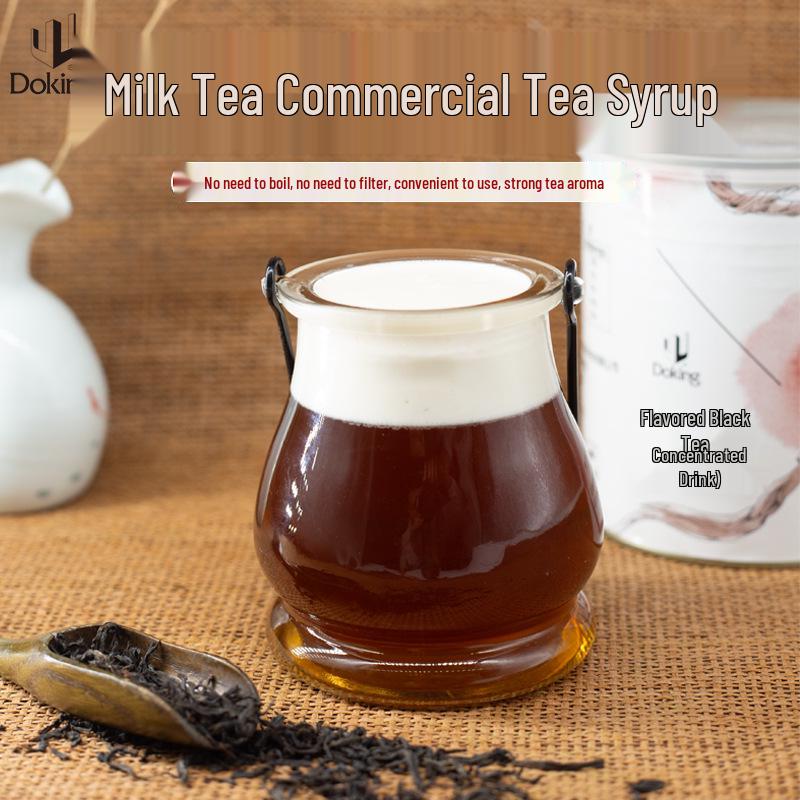 Концентрат черного чая со вкусом Дуньхуана - 800 г Основа для молочного чая