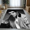 Vintage E-Elvis Graceland Rock 'n' Roll Soft Non-Slip Area Rug for Living Room,Bedroom Playroom Carpet Mat for Sofa,Home Decor