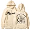 Вне кампуса Худи с графическим принтом Malone's Burger Мужская Мода Университета Брайар Винтажные Пуловеры Свободная Толстовка Подарки