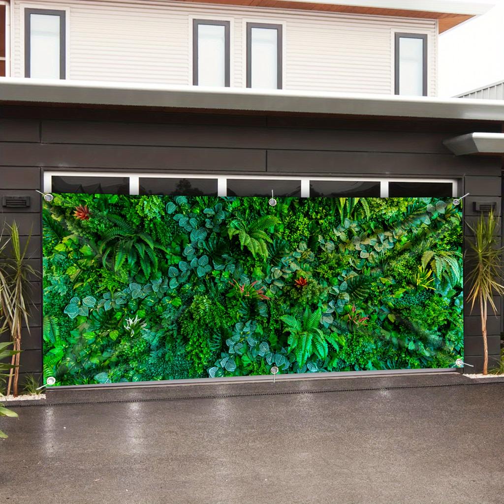 1 piece, photos of green plants and natural scenery, wall decoration banners, tapestries, outdoor decoration background