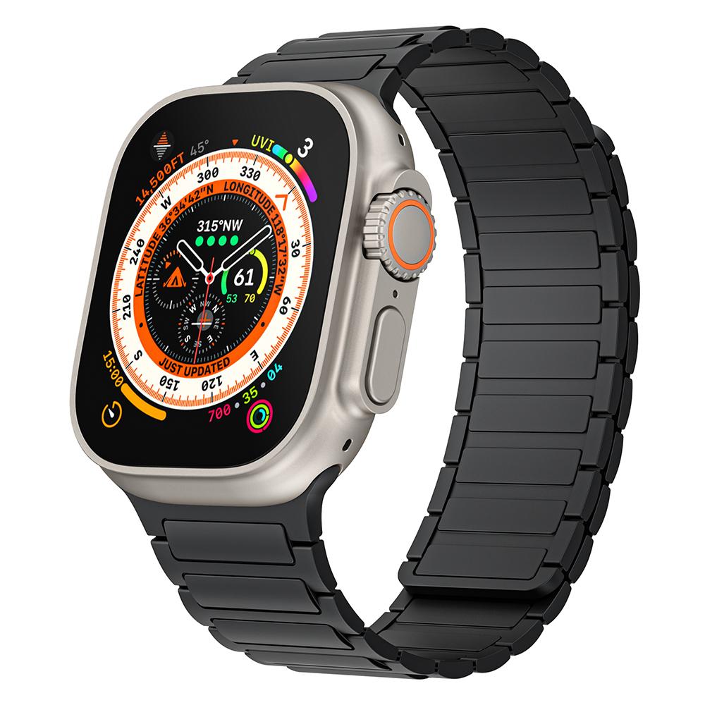 Для Apple Watch 10 46 мм Ultra 2 49 мм 9 8 7 45 мм SE 6 5 4 44 мм 3 2 1 42 мм Магнитный силиконовый ремешок для часов