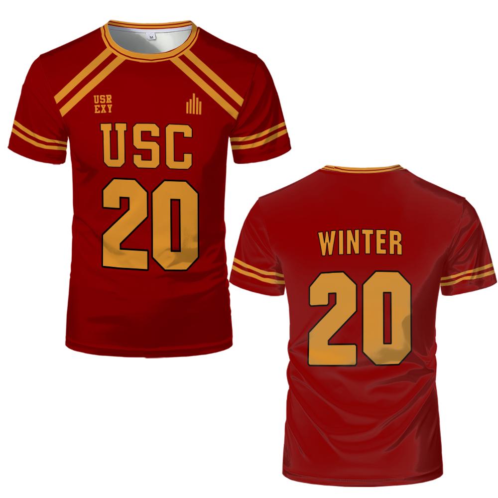 Футболки для косплея All For The Game Футболки для хоккея с мячом The King's Men USC Trojans Футболки для лакросса Мужские и женские спортивные топы Детские футболки