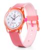 SmileSolar Smile Analog Watch with Matching Waterproof Urethane Pink Q&Q (Q&Q Solar) Solar-Powered Style, Strap, RP26-007,