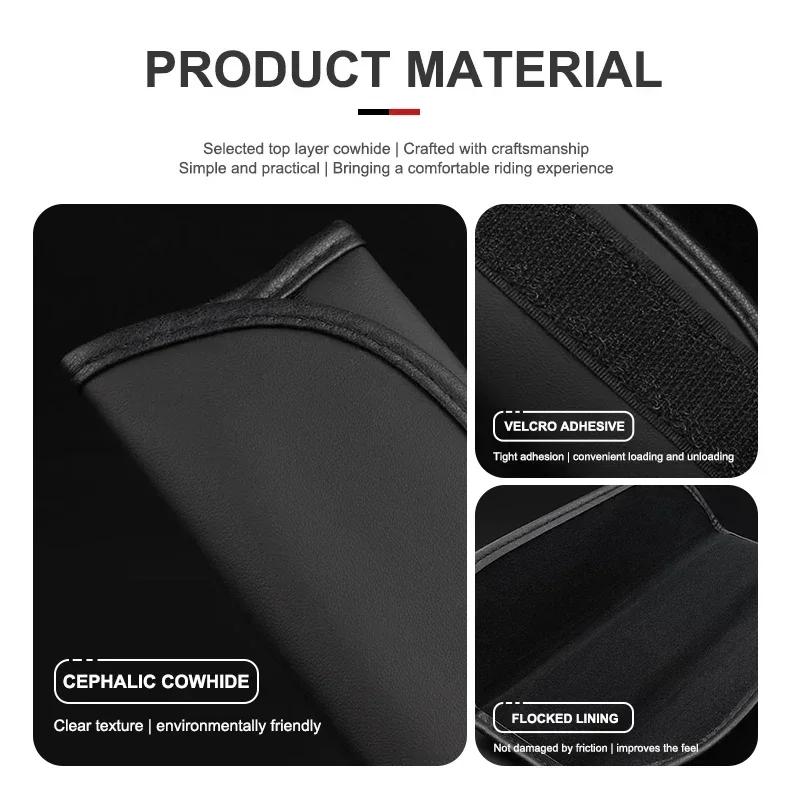 BYMF1 Leather Car Seat Belt Cover Shoulder Pad Interior Accessories For Citroen Jumper Celysee Cactus Picasso Aircross Saxo Grand