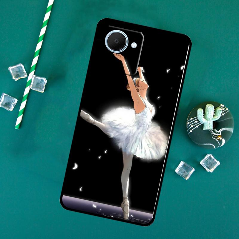 Ballerina Ballet Dancer Girl For Realme 15 Pro GT7 GT6 10 11 12 13 14 Pro Plus C55 C71 C67 C63 C61 C53 C35 C65 C75 Case