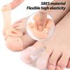 1 Pair 2-Hole Toe Separator Orthopedic Bunion Valgus Hammertoe Corrector Pain Relief Foot Alignment Overlapping Toe Spacer Straightener