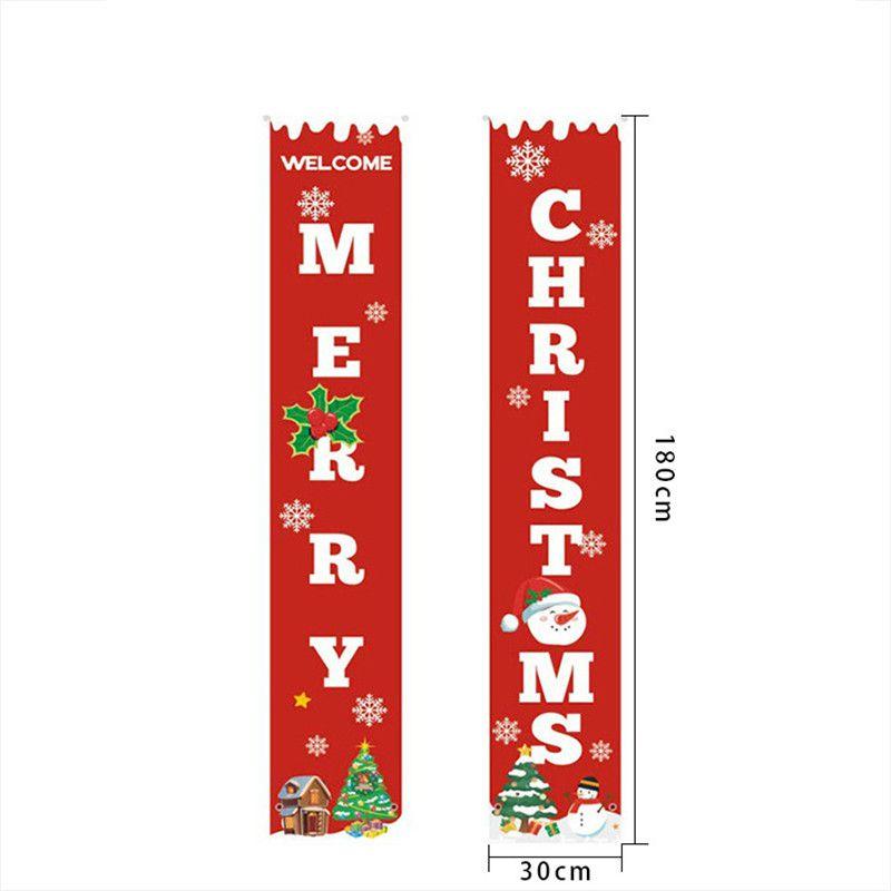 Яркий Рождественский Подвесной Знак Баннер Флаг Рождественский Декор для Вечеринки