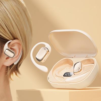 Беспроводные наушники с костной проводимостью Bluetooth V5.4, наушники с не висячим типом крепления, спортивный цифровой дисплей, сверхдолгое время работы от батареи