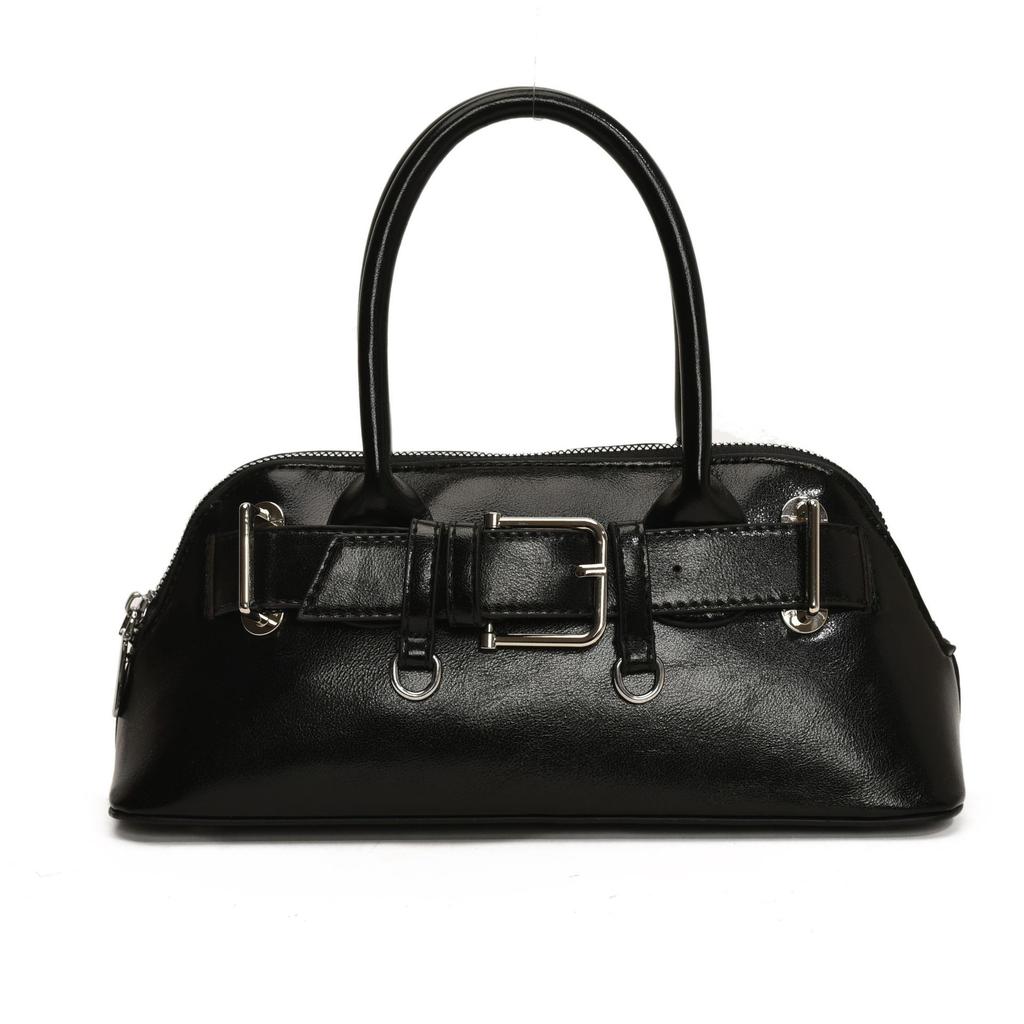 Портативная сумка для боулинга премиум-текстуры, женская, новая мода 2025, зарубежный стиль, сумка под мышку, универсальная наплечная сумка-ракушка