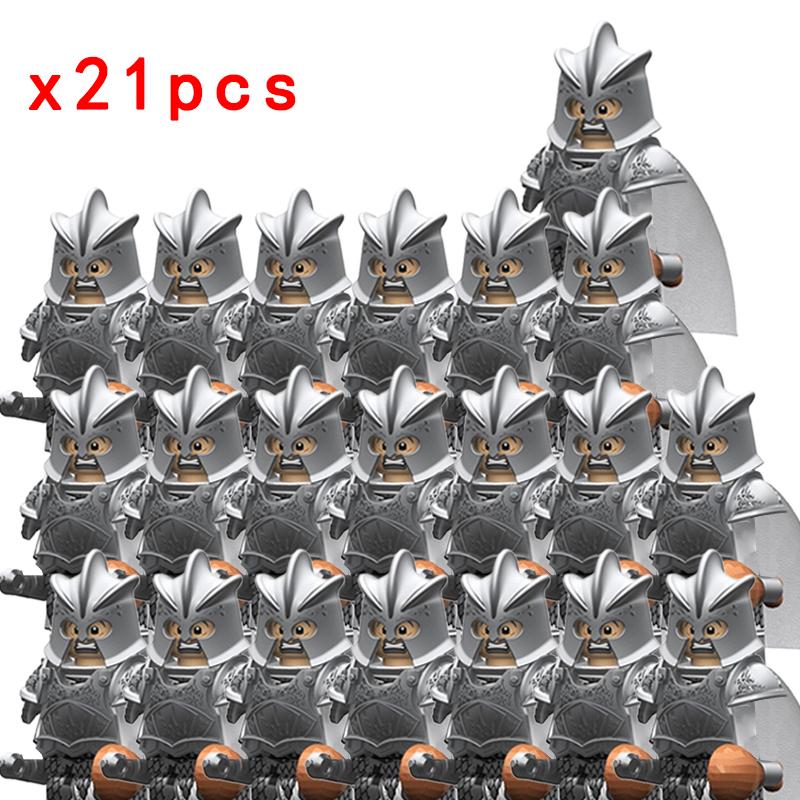 MOC Престолы Золотая Броня Воин Стражник Джейме Ланнистер Барристан Селми Мерин Трант Конструкторы Мини Экшн Фигурка Игрушки