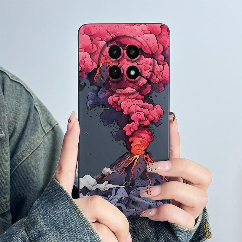 Для Realme 12 5G 12X Narzo 70X Чехол для телефона RMX3999 RMX3997 Funda Мягкий силикон Сладкий Расписной Модный Coque Чехол с цветочным принтом