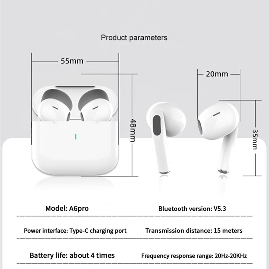 NEW Air Pro TWS Wireless Bluetooth Earphones Headphones In Ear Earbuds Sports Noise Cancelling Headset for Android