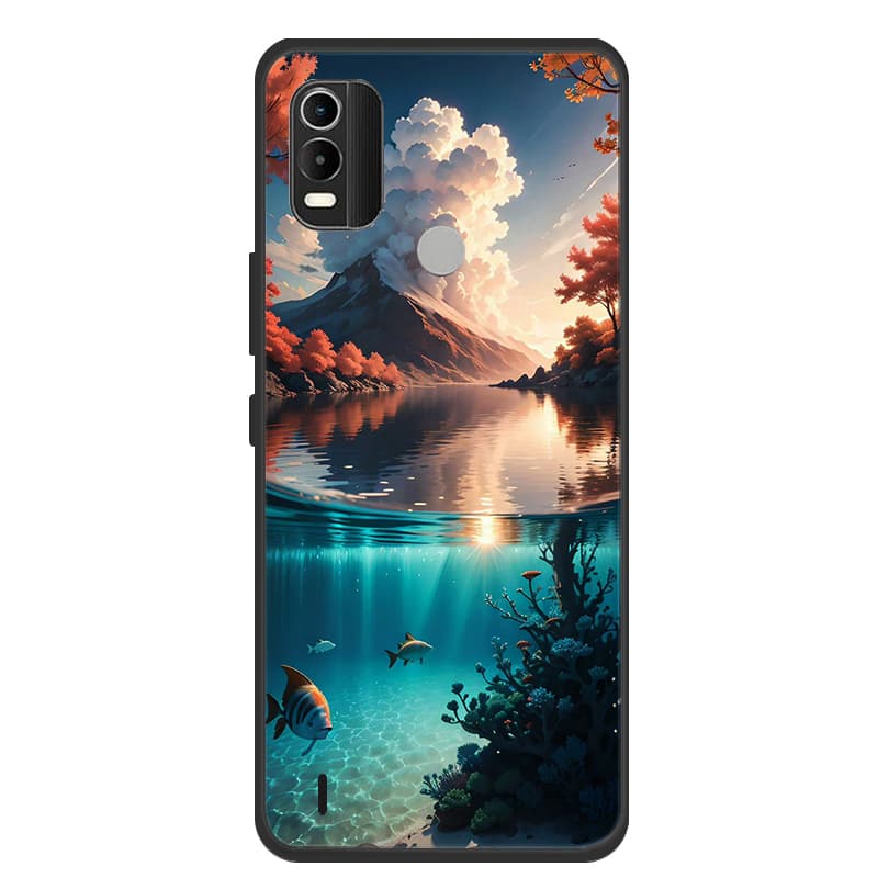 Чехол для Nokia C21 Plus Чехол для телефона Coque Черный Силиконовый Мягкая задняя крышка Чехол для Nokia G21 / G11 / C21 Plus Чехол C21Plus Funda