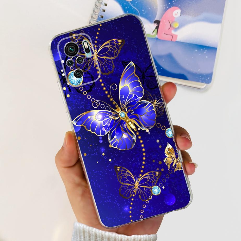 Чехол для Xiaomi Redmi Note 10 Note 10S Милый Мультяшный Расписной Чехол Мягкий Силиконовый Чехол Для Redmi Note 10 Pro Max Note10 10S Fundas
