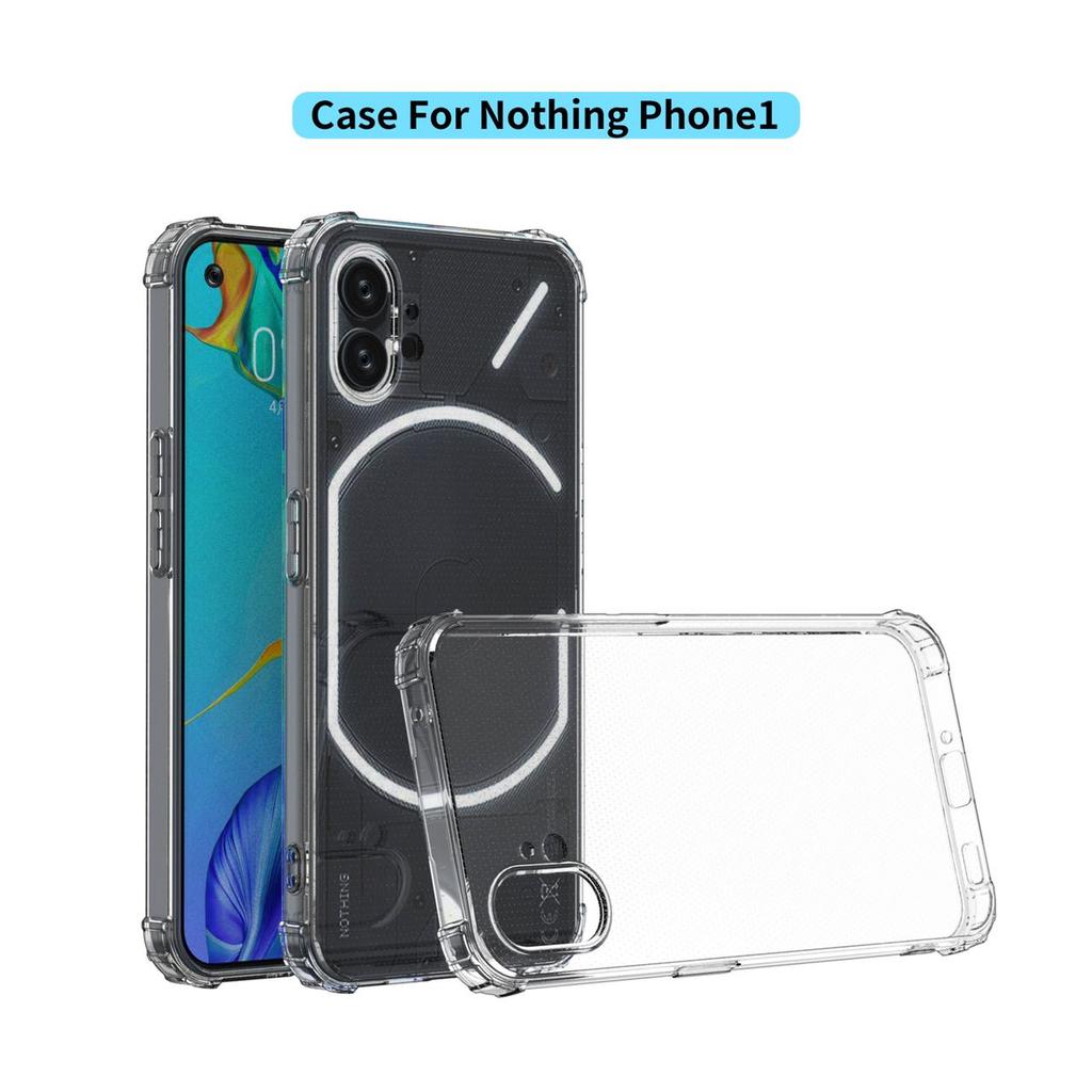 Противоударный прозрачный мягкий чехол из ТПУ для Nothing Phone 1, защита от падений, чехол для мобильного телефона для Nothing Phone1