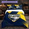 North Queensland Cowboys Pattern Microfiber 3Pcs Bedding Set Decor Duvet Cover Set For Bedroom Home Use