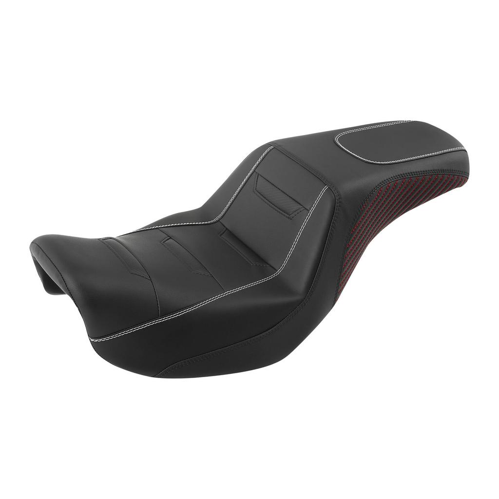 Motorcycle Driver Passenger Seat For Harley Dyna Super Glide 2006-2010 Fat Bob 2008-2017