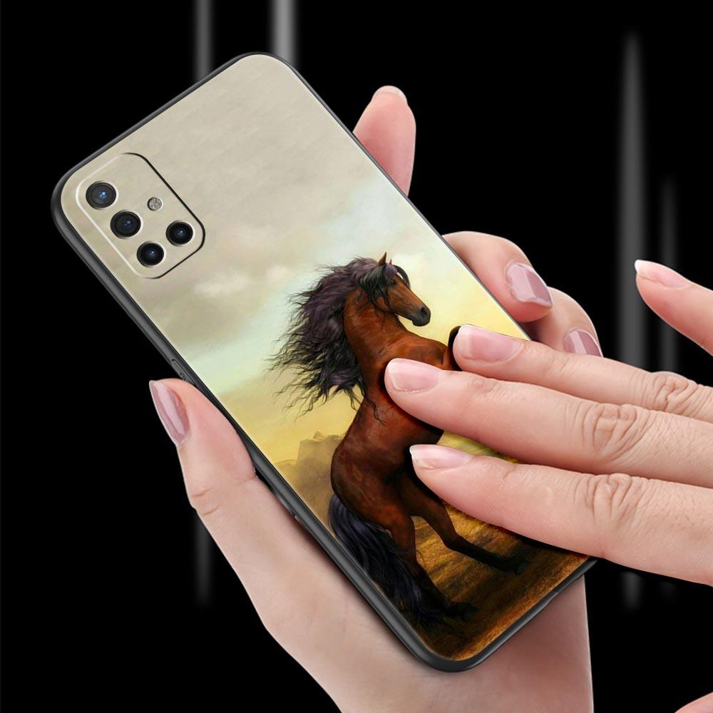 Phone Case For Oneplus 13R 13 12 10T 11 R10 Nord N100 N200 N10 9 9R CE 2 3 Z Pro Lite 5G Soft TPU Cover Animal Horse Fundas Bags