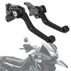 IUVWISN Мотоциклетные рычаги тормоза сцепления поворотный рычаг набор регулируемый ЧПУ KLR 650 KLR650 2008-2018 2021-2024 мотоцикл для мотокросса черный