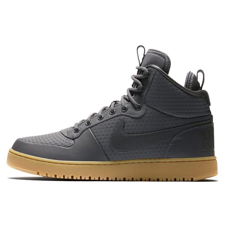 Nike Кроссовки Court Borough Mid Зимние Темно-серые AA0547-001