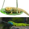 Гамак для рептилий, сотканный вручную, прочный, несущий геккон, качели в виде ящерицы, круглые качели с бородатым драконом, подвесная кровать