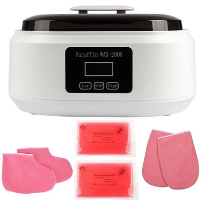Нагреватель воска для рук, ног, ванны, удаления волос на теле, цифровой таймер, плавящийся воск, машина для терапии бобов, для мужчин и женщин, спа, уход за гладкой кожей