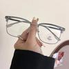 Top Superior Quality Men's Glasses Semi-rimless TR90 Material Superior Quality Glasses Frames Women Blue Lightweight Filtering Office Computer Glass