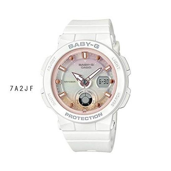 Casio Wristwatch Baby-G BEACH TRAVELER BGA-250-7A2JF Ladies White