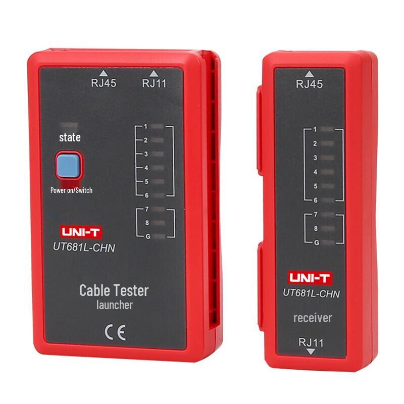 UNI-T UT681L Тестер кабелей RJ45/RJ11 и трассировщик проводов (Китайская версия)