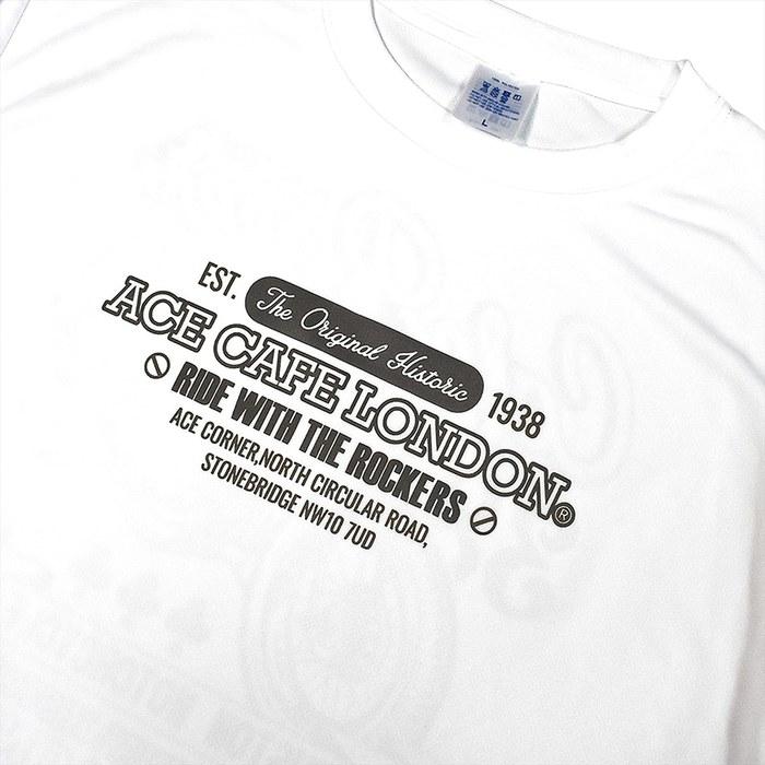 ACE CAFE DRY T-Shirt "Cafe Racer" White/XL