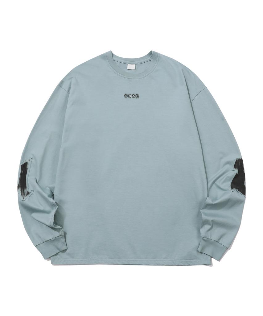 EPISODE UNTITLED Cutting Printing Patch Long Sleeves_Blue