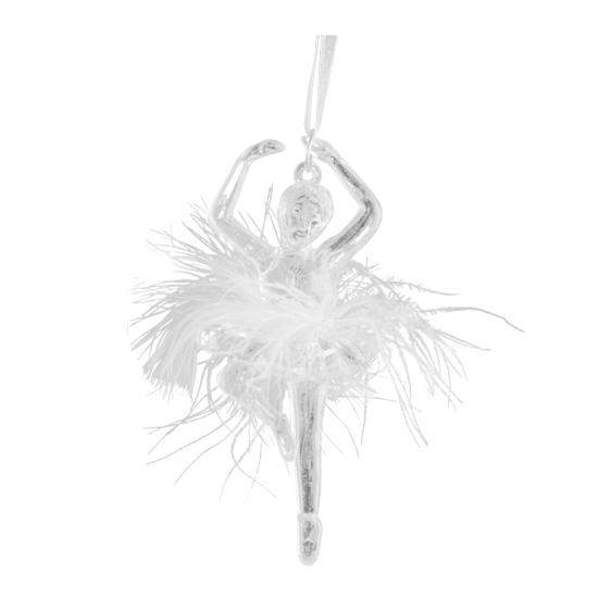 Кристально чистый рождественский орнамент Сверкающее дерево/балерина/бант/звезда Рождественское подвесное украшение для спальни, гостиной, фермерского дома, праздничного домашнего декора