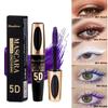 5D Silk Fibe Mascara Lengthening 5 Colors Lash Eyelash Extension Eye Lashes Brush Waterproof Beauty Makeup
