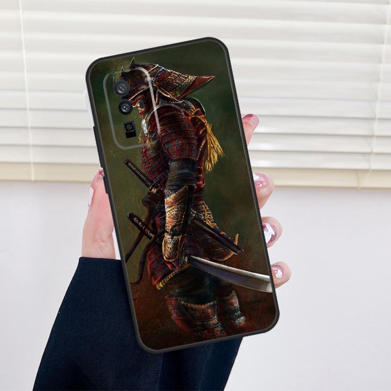 Samurai Warrior Cover For Xiaomi 15 14 13 Ultra 11T 12T 13T 14T Pro POCO X7 Pro X3 X5 X6 M6 F5 F6 Pro Case