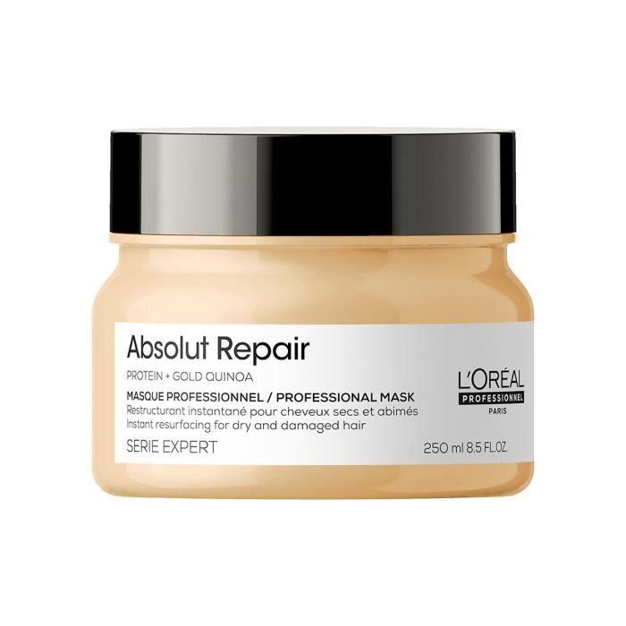 Masque capillaire - L'Oréal Professionnel - Absolut Repair - 250 ml - Cheveux abîmés - Répare et restructure