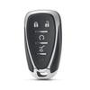 Корпус ключа автомобиля с золотой оправой для Chevrolet Malibu XL, Camaro, Trailblazer RS. 5-пуговичный 4-пуговичный с пряжкой-пакетом. Применимо к трансграничным территориям.