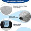 Replacement Mop Pads for Combo I5/I5+/J5/J5+,6 Microfiber Mopping Pads+6 Wicks, Washable and Reusab