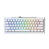 Ducky One X Mini Wireless Gaming Keyboard with Rapid Pure Inductive Ducky AI Official Japanese Distributor Warranty Triggers, White, 60% Switches,
