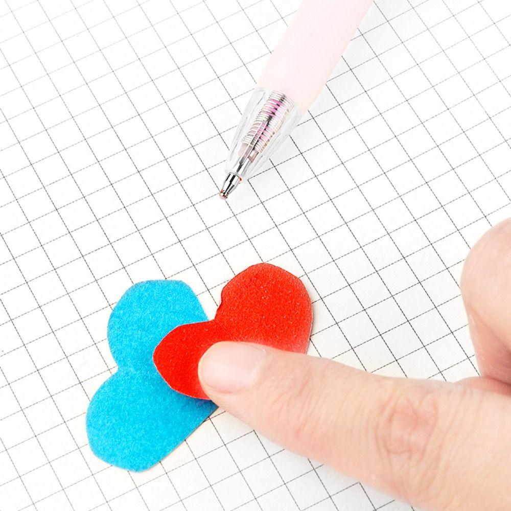 Ручной клей-карандаш в форме ручки, клей-карандаш с высокой вязкостью, клей-карандаш в форме точки, мультяшный клей-карандаш в форме точки, ручка-дневник