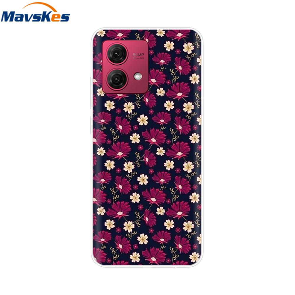 Для Motorola Moto G84 Чехол Роскошный ТПУ Мягкий Прозрачный Силиконовый Задняя Крышка Телефона для Moto G84 G54 5G Защитные Ударопрочные Чехлы Funda