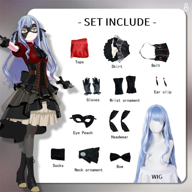 Bang Dream Сакико Тогава Костюм для косплея Вакаба Муцуми Карнавальная форма Взрослый Аниме Костюмы на Хэллоуин Маскарад Женские Игровые