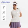 Женская дышащая быстросохнущая футболка для тенниса Decathlon