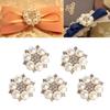10Pcs DIY Crafts Clothing Bow Accessories Garment Decorative Sewing Button Rhinestone Pearls Flower