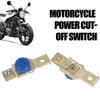 Клемма отключения аккумулятора мотоцикла Защита от утечки Отсоединение Сплав цинка Аккумулятор Для автомобиля Лодки Морской Автодом Синий S5J9