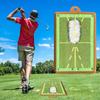 Golf Training Mat For Swing Detection Batting, Premium Golf Impact Mat